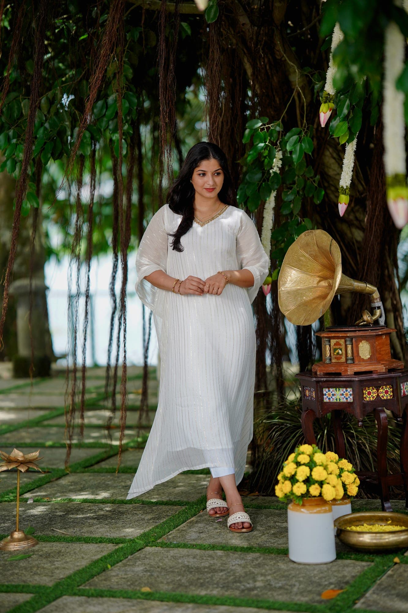 Ivory Whisper Kaftan