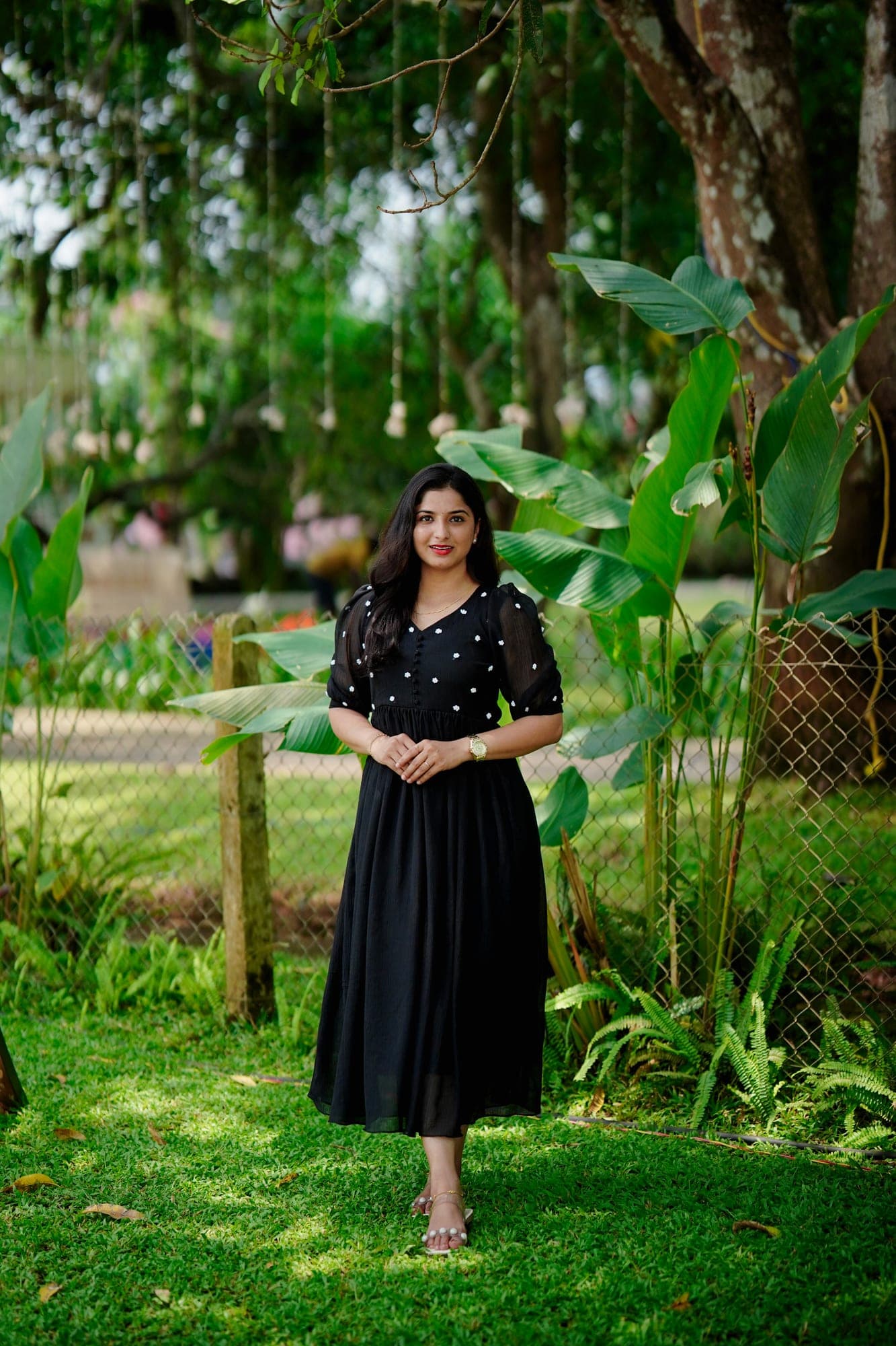 Pearl Chiffon Dress